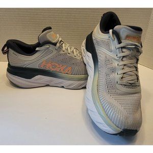 HOKA One One W Bondi 7 1110519 LRBI, Ladies Size 8 (U.S.). Pre-Owned.